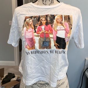 Garage Mean Girls On Wednesdays We Wear Pink Crop Top